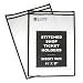 C-Line Clear Shop Ticket Holder with Black Stitched Edges, 11 x 17 Inches, 25 per Box (46117)