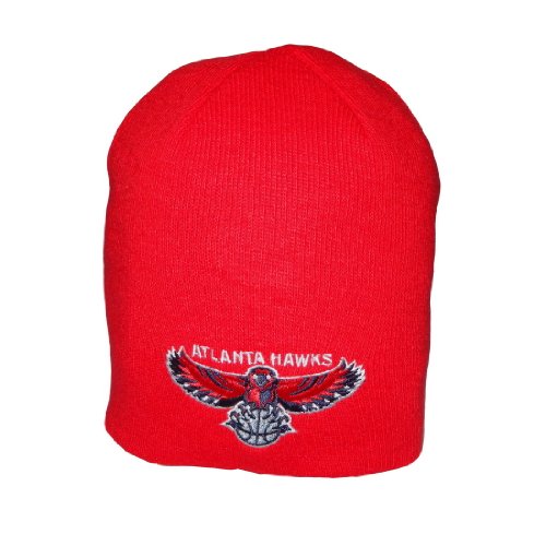 Adult NBA Atlanta Hawks Warm Ski & Skate Beanie / Winter Hat - One Size Fits All - Red