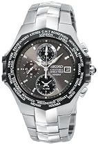 Seiko Men's Coutura World Timer Watch #SPL001