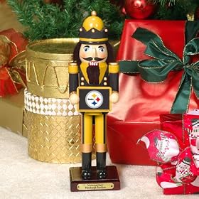 Pittsburgh Steelers 14 Inch Wooden Nutcracker