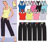Womens Cotton Yoga Capri