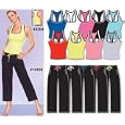 Womens Cotton Yoga Capri