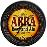 ARRA 'S Beer and Ale Cascading Pub Wall Clock
