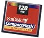 SanDisk 128 MB CompactFlash Card