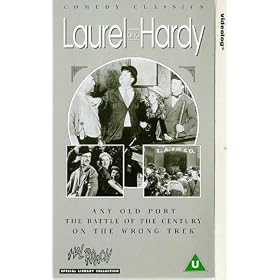 Laurel And Hardy - Any Old Port / The Battle Of The Century / On The Wrong Trek [VHS] [1932]