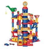 Wader Park Tower Playset With Cars - 7 Floors