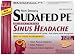 Sudafed PE Sinus Headache, Maximum Strength, Non-Drowsy, 48-Count Coated Caplets (Pack of 2)