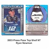 Press Pass Top Shelf '03 Ryan Newman Card