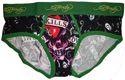 Men's Ed Hardy Hip Briefs Size XL 40 - 42