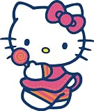 Sticker Autocollant Enfant Hello Kitty 25x30cm