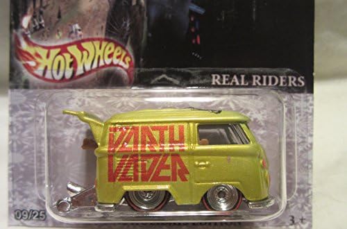 Hot Wheels CUSTOM KOOL KOMBI Darth Vader Star Wars Special Holidays Edition Real Riders Rubber Wheels Collectible Die Cast Car Model 1:64 Scale Limited Edition #09 of 25 Made !!!