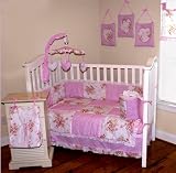 Nursery-To-Go Cottage Floral Bedding 10 Piece Crib Set