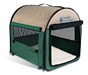 Petmate Portable Pet Home Large, Khaki/Hunter Green