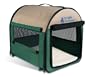 Petmate Portable Pet Home Large, Khaki/Hunter Green