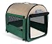 Petmate Portable Pet Home Large, Khaki/Hunter Green