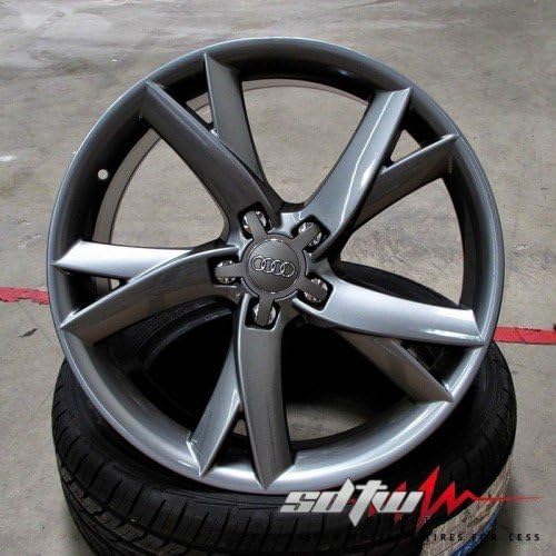 19" Audi A5 A6 A7 A8 S4 S5 S7 S8 VW Wheels 5X112 Gun Metal Finish Audi Rims