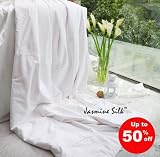Summer Weight 100% Mulberry SILK Filled Duvet Quilt - Double or Queen (200 x 200cm) 4 Tog