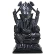 Black Soap Stone Ganesh Statue