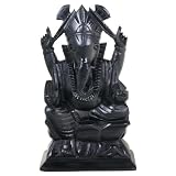 Black Soap Stone Ganesh Statue