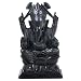 Black Soap Stone Ganesh Statue