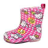 ハローキティ キッズ 子供 用 長靴 レインブーツ 女の子 女児 長靴 HELLO KIITTY fo-kittyngチェック13cm