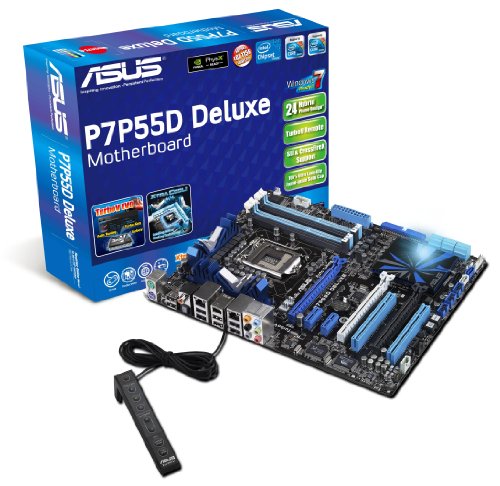 ASUS LGA1156 Intel P55 DDR3 - 2133 ATX Motherboard P7P55D Deluxe