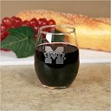 Mississippi State Bulldogs 9 oz. Wine Glass
