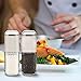 Premium Electric Salt and Pepper Grinder Set | Battery Operated Stainless Steel Grinders (Pack of 2) | Automatic Salt and Pepper Mill with LED Light | Electronic Adjustable Shakers