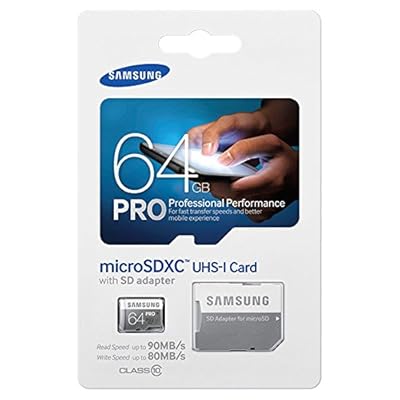 Samsung MicroSDXC UHS-I Card PRO 64GB Classic 10 Upto 90 Mbps with Adapter