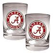 Alabama Crimson Tide NCAA 2pc Rocks Glass Set by Great American Products