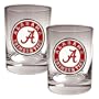 NCAA Alabama Crimson Tide Two Piece Rocks Glass Set