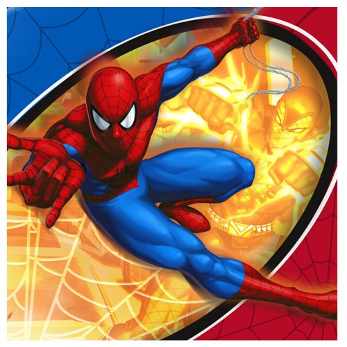  Spider Man Sense Lunch Napkins (16) Party Supplies