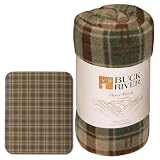 Buck River Wasatch Trail Fleece Throw