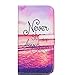 LG K7 Case, LG Tribute 5 Case, JanCalm Wallet Case,[Kickstand] Pattern Premium PU Leather Wallet [Card/Cash Slots] Flip Cover for LG Tribute 5 / LG K7Including-ONE Crystal Pen (Never stop dreaming)