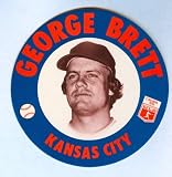1978 Papa Ginos Baseball Card Disc Kansas City Royals George Brett