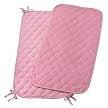 Quilted Pink Terry Cloth Sheet Saver - Set of 2