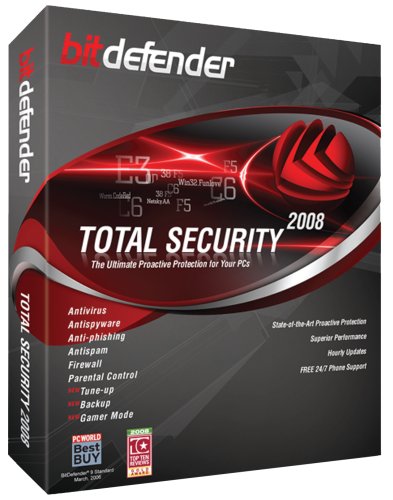 BitDefender Total Security 2008 - 2 Years/3 Pc's [OLD VERSION]