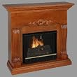 Carolina Ventless Fireplace - Mahogany Finish
