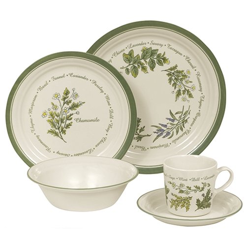 Corelle 20-pc. Thymeless Herbs Dinnerware Set