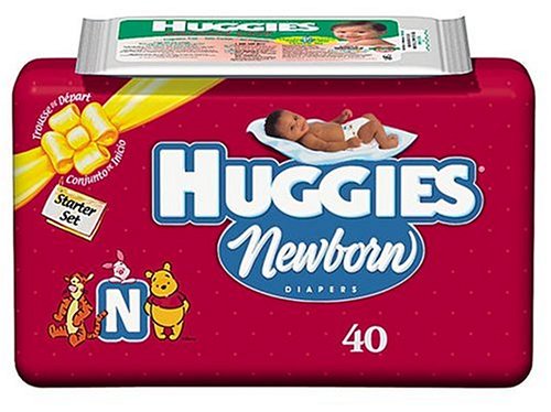 Huggies Newborn Diapers Starter Set 40-Count