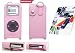 Pink Leather Case for Apple Ipod Nano + Screen Protector Ipod Nano LCD Protective-film