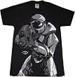 Halo 3: Master Chief Pointing Gun POV Black T Shirt