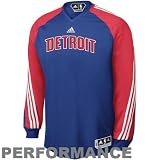 Adidas Detroit Pistons 2009 On-Court Long Sleeve Shooting Shirt