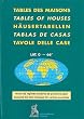 Tables des maisons Placidus pour les Latitudes 0� � 66�  (h�misph�res Nord et Sud)