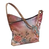 Anuschka V-Top Hobo - Premium Rose Antique (Premium Rose Antique)