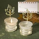 Autumn-Inspired Place Card Holder Candle Favors