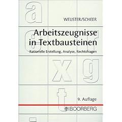 Arbeitszeugnisse in Textbausteinen