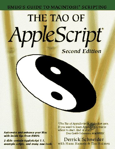 The Tao of Applescript/Book and 2 Disks 1568301154 pdf