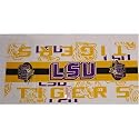 Louisiana State University Tigers NCAA 28 X 58 Beach/Bath Towel