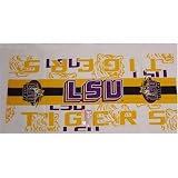 Louisiana State University Tigers NCAA 28 X 58 Beach/Bath Towel